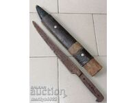 Παλιό μαχαίρι βοσκού με σφραγίδα karakulak με Kaniya scimitar ORIGINAL